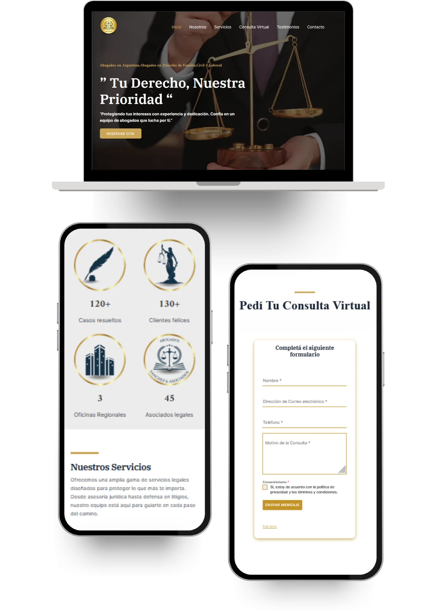 Diseño de paginas web para Profesionales