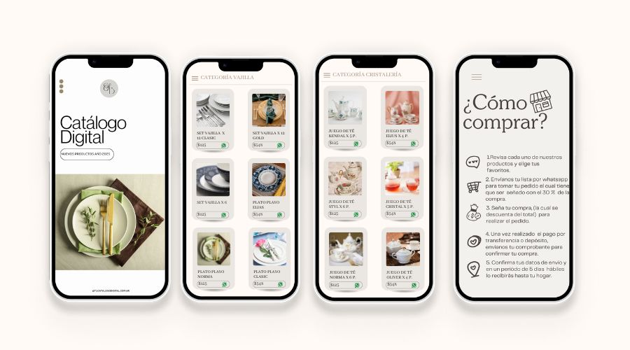 diseño web de catalogos digitales y dropshipping