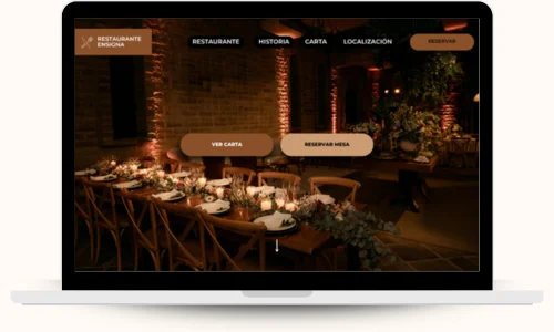 Diseño de paginas web para Restaurantes